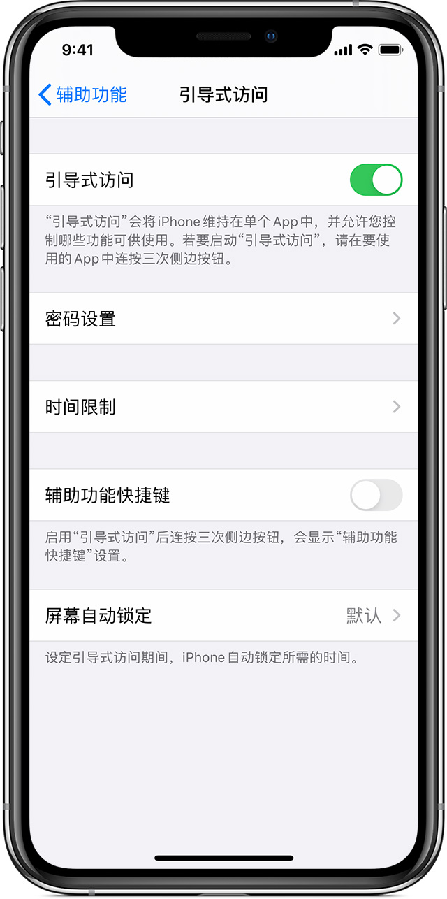 九台苹果手机维修分享如何在 iPhone 上退出引导式访问 