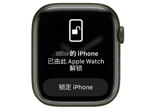 九台苹果手机维修分享用 AppleWatch 解锁配备面容 ID 的 iPhone方法 