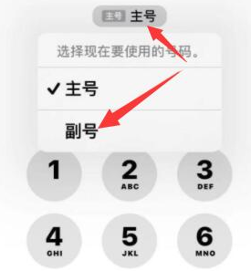 九台苹果14维修店分享iPhone 14 Pro Max使用副卡打电话的方法 