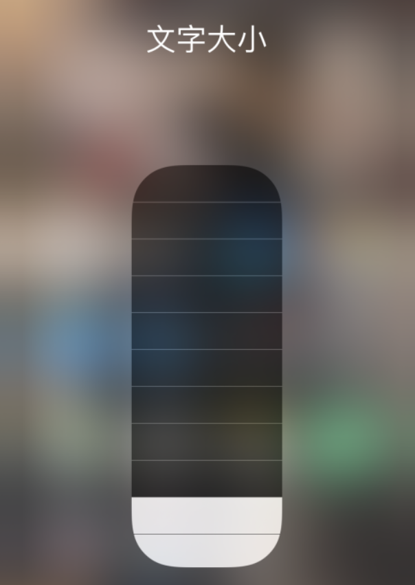 九台苹果手机维修分享小技巧：在 iPhone 控制中心快速调节字体大小 