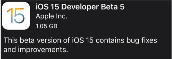九台苹果手机维修分享如何升级到iOS15.0 beta5 