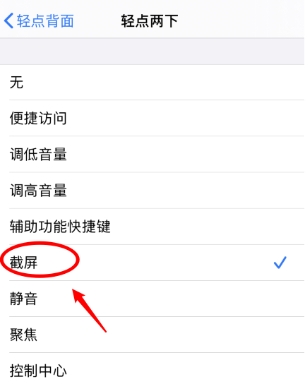 九台苹果手机维修分享iPhone12如何启用双击截屏 